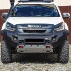 Бампер алюминиевый передний (черный) для Isuzu D-max (2017 - 2019) - Силовые бамперы - ISUZU - Isuzu D-max