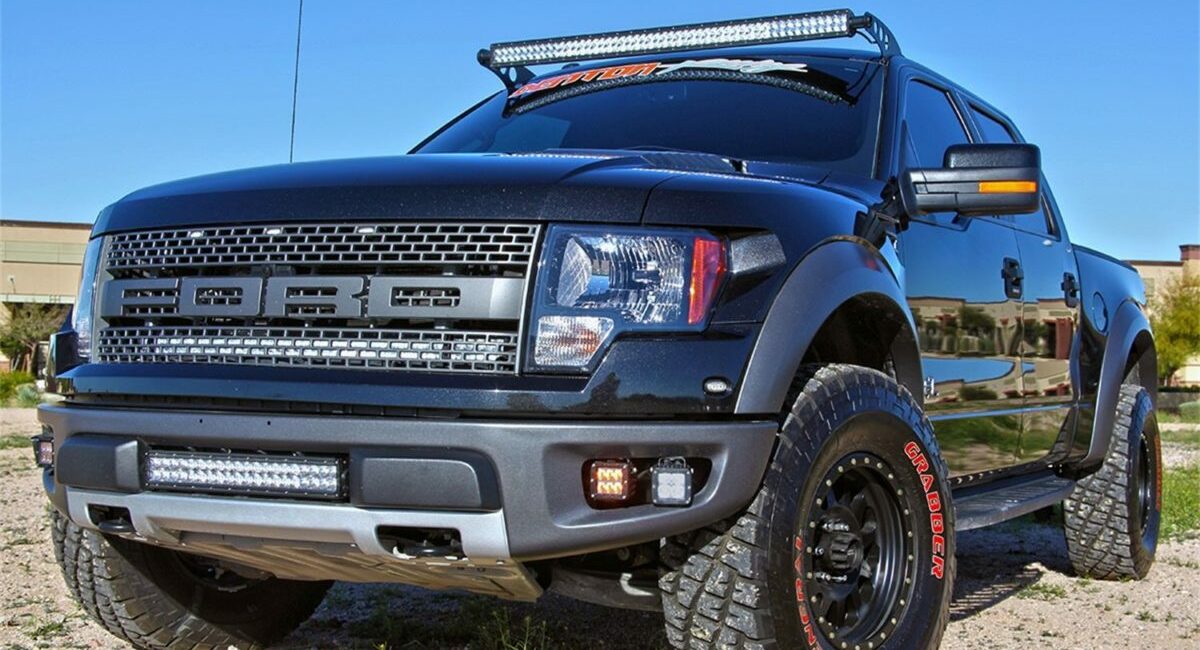 Ford Raptor — крепеж для монтажа 4-х Dually фар — Ford Raptor - Экстерьер - FORD - Ford Raptor