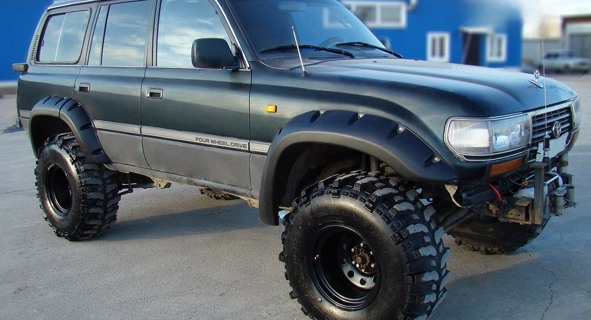 Расширители арок Toyota Land Cruiser 80 (передние 130 мм, задние 130 мм) - Расширители арок - TOYOTA - Toyota Land Cruiser