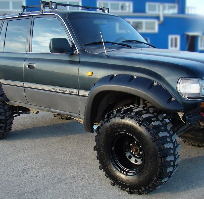 Расширители арок Toyota Land Cruiser 80 (передние 130 мм, задние 130 мм) - Расширители арок - TOYOTA - Toyota Land Cruiser