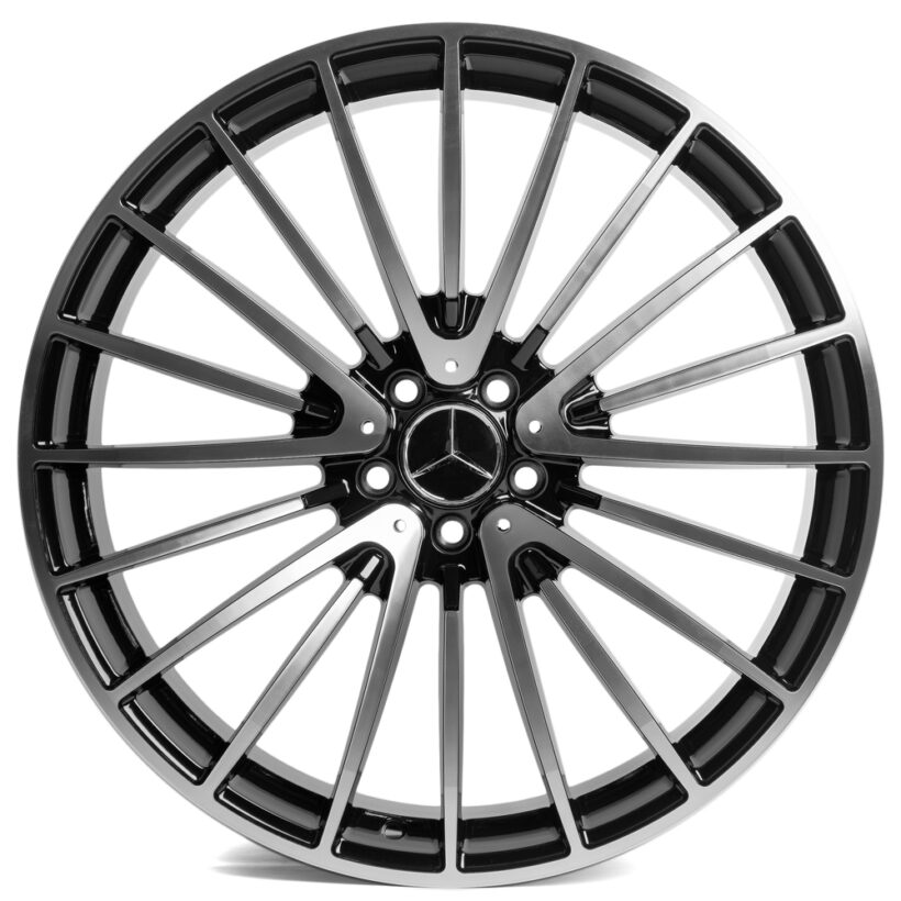 Кованые диски SKILL чёрные с полированными спицами - Диски - JEEP