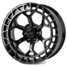 Кованые диски SKILL чёрный глянец + тёмный лак - Диски - JEEP