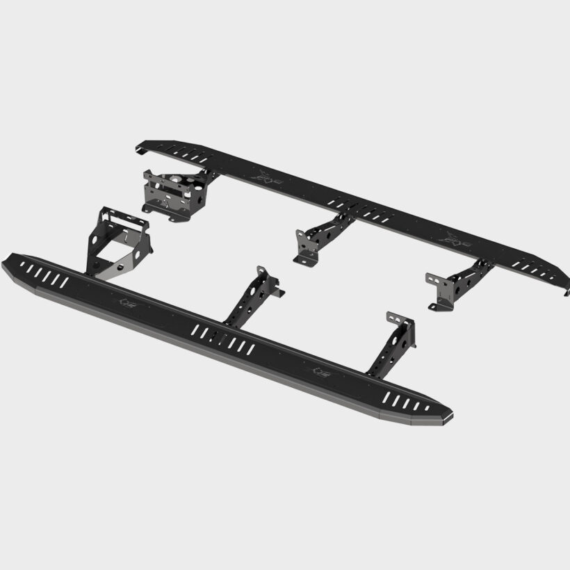 Пороги силовые BMS URBAN для Додж Рам Crew Cab 1500 2018-2024 (2шт.) - Силовые пороги