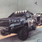 БАМПЕР RIVAL СИЛОВОЙ ПЕРЕДНИЙ АЛЮМИНИЕВЫЙ (ЧЕРНЫЙ) ДЛЯ TOYOTA LAND CRUISER 200 (2015+) - Силовые бамперы - TOYOTA - Toyota Land Cruiser