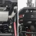 ЗАЩИТА ГЛУШИТЕЛЯ RIVAL АЛЮМИНИЕВАЯ ДЛЯ JEEP WRANGLER JL (2018+) (ЧЁРНАЯ) - Экстерьер - JEEP - Jeep Wrangler
