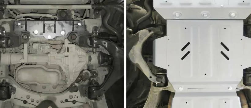 ЗАЩИТА КАРТЕРА RIVAL АЛЮМИНИЕВАЯ ДЛЯ TOYOTA TUNDRA (2007-2018) - Защита днища - TOYOTA - Toyota Tundra
