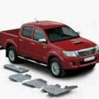 ЗАЩИТА РАДИАТОРА И КАРТЕРА RIVAL АЛЮМИНИЕВАЯ ДЛЯ TOYOTA HILUX (2007 - 2015) - Защита днища - TOYOTA - Toyota Hilux