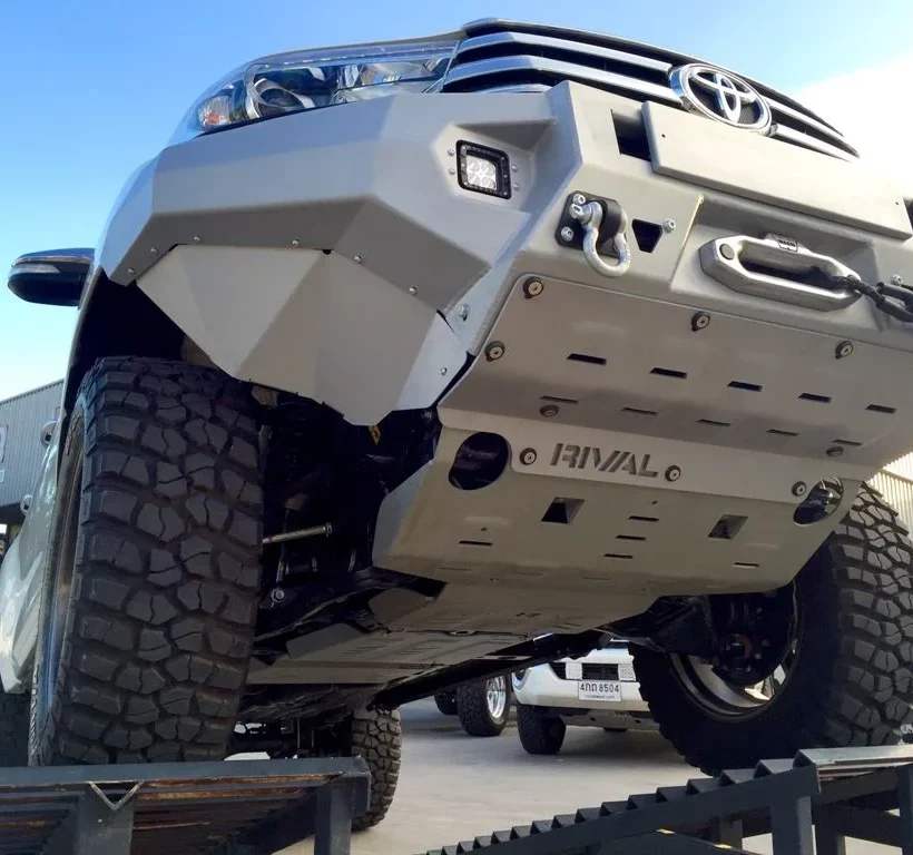 ЗАЩИТА КАРТЕРА И РАДИАТОРА RIVAL АЛЮМИНИЕВАЯ ДЛЯ TOYOTA FORTUNER (2017+) - Защита днища - TOYOTA - Toyota Fortuner