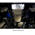 Защиты комплект (алюминий) 4мм (радиатор, картер, кпп, рк) для MITSUBISHI Pajero IV 2006-2011 - Защита днища - MITSUBISHI - Mitsubishi Pajero