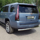 Защита задняя (овальная) 75х42 мм для CADILLAC Escalade 2015- - Защита днища - CADILLAC - Cadillac Escalade