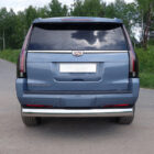 Защита задняя (овальная) 120х60 мм для CADILLAC Escalade 2015- - Защита днища - CADILLAC - Cadillac Escalade