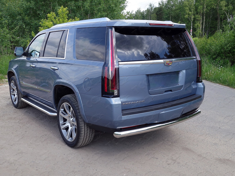 Защита задняя 76,1 мм для CADILLAC Escalade 2015- - Защита днища - CADILLAC - Cadillac Escalade