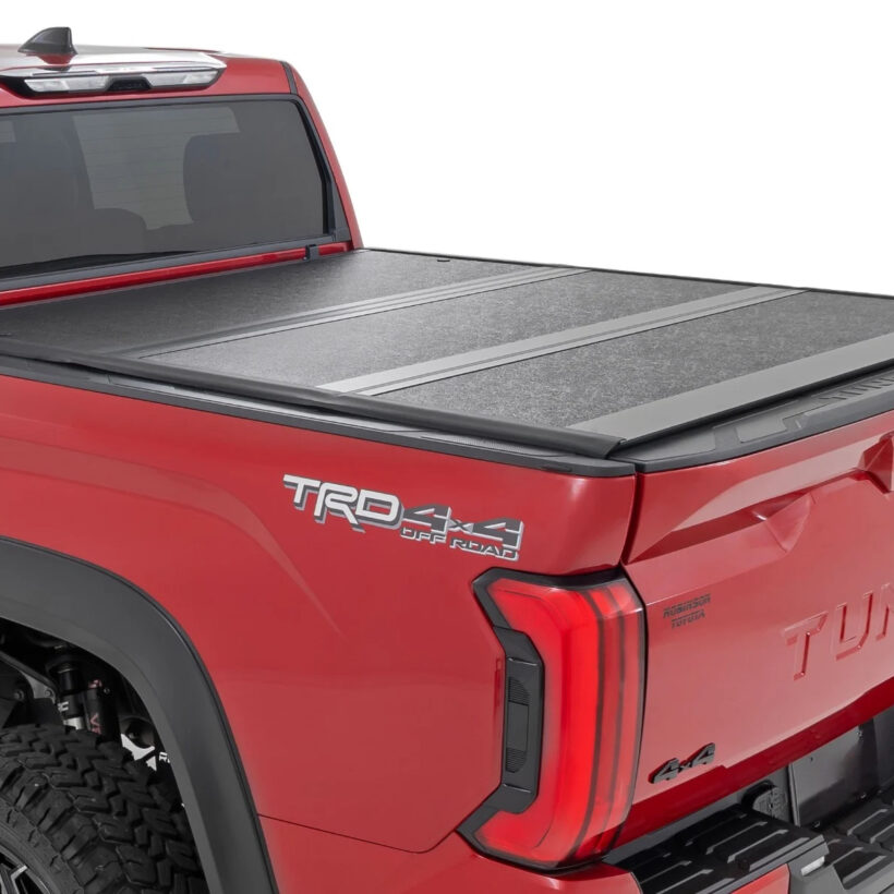 Крышка жесткая SK DELUXAUTO 4х секционная складная TOYOTA TUNDRA - Крышки и тенты кузова - TOYOTA - Toyota Tundra