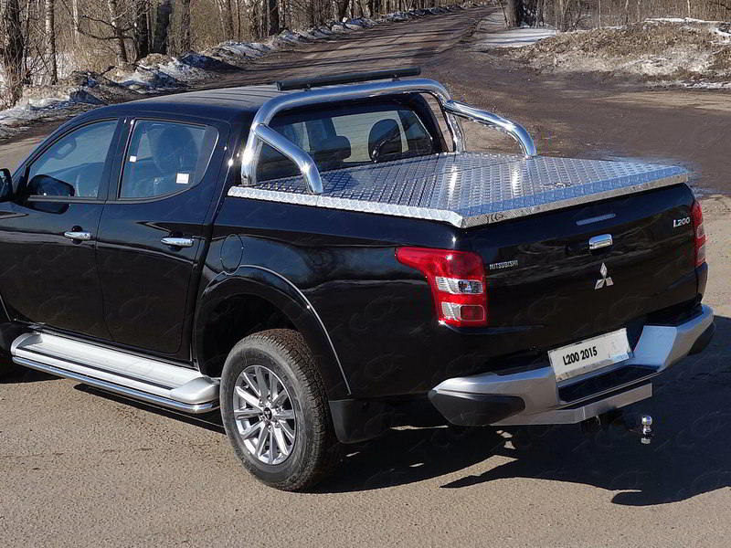 Защита кузова 76,1 мм (для крышки) со светодиодной фарой для MITSUBISHI L200 2015-2018 - Экстерьер - MITSUBISHI - Mitsubishi L200