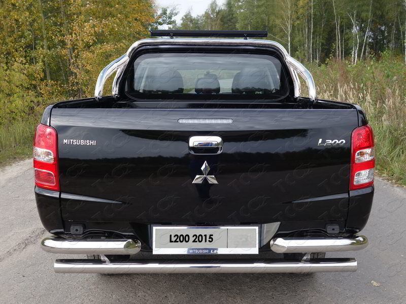 Защита кузова 75х42 мм со светодиодной фарой (только для кузова) для MITSUBISHI L200 2015-2018 - Экстерьер - MITSUBISHI - Mitsubishi L200