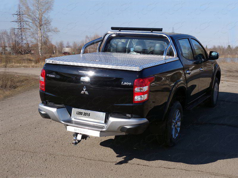 Защита кузова 75х42 мм со светодиодной фарой (для крышки) для MITSUBISHI L200 2015-2018 - Экстерьер - MITSUBISHI - Mitsubishi L200