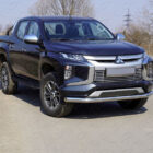 Тюнинг для MITSUBISHI L200 2019- \ Защита передняя нижняя 76,1 мм - Силовые бамперы - MITSUBISHI - Mitsubishi L200