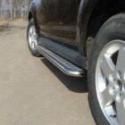 Пороги с площадкой 42,4 мм для MITSUBISHI Outlander 2012-2014 - Силовые пороги
