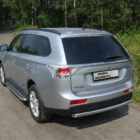 Защита задняя (центральная) 60,3 мм для MITSUBISHI Outlander 2012-2014 - Экстерьер - MITSUBISHI - Mitsubishi Outlander