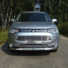 Защита передняя нижняя (овальная (с ходовыми огнями)) 75х42 мм для MITSUBISHI Outlander 2012-2014 - Экстерьер - MITSUBISHI - Mitsubishi Outlander