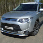 Защита передняя нижняя (с ходовыми огнями) 60,3 мм для MITSUBISHI Outlander 2014-2015 - Экстерьер - MITSUBISHI - Mitsubishi Outlander
