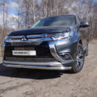 Защита передняя нижняя (длинная) 60,3 мм для MITSUBISHI Outlander 2015-2018 - Экстерьер - MITSUBISHI - Mitsubishi Outlander