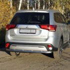 Защита задняя 60,3 мм для MITSUBISHI Outlander 2018- - Экстерьер - MITSUBISHI - Mitsubishi Outlander
