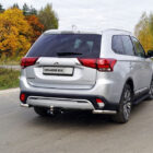 Защита задняя (уголки) 60,3 мм для MITSUBISHI Outlander 2018- - Экстерьер - MITSUBISHI - Mitsubishi Outlander
