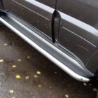 Пороги с площадкой (нерж.лист) 60,3 для MITSUBISHI Pajero IV 2011-2014 - Силовые пороги