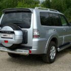 Защита задняя (центральная) 75х42 мм для MITSUBISHI Pajero IV 2011-2014 - Экстерьер - MITSUBISHI - Mitsubishi Pajero