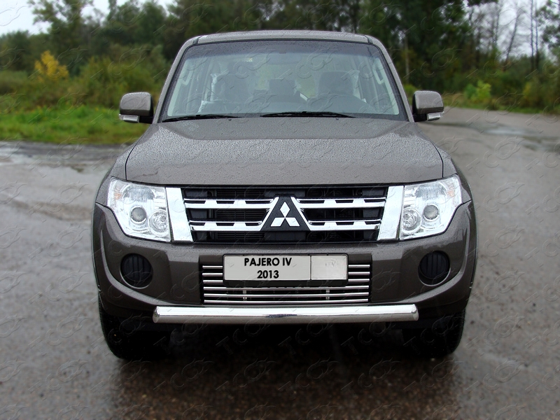 Решетка радиатора 16 мм для MITSUBISHI Pajero IV 2011-2014 - Экстерьер - MITSUBISHI - Mitsubishi Pajero