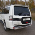 Защита задняя (центральная) 60,3 мм для MITSUBISHI Pajero IV 2014- - Экстерьер - MITSUBISHI - Mitsubishi Pajero