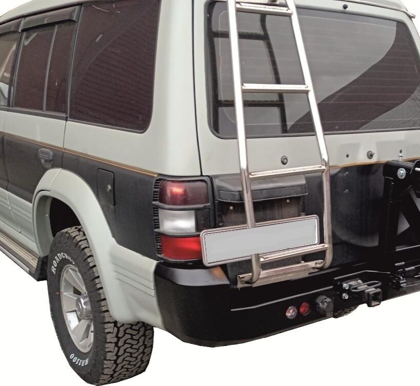 Бампер силовой задний Mitsubishi Pajero II  MN 133633-VDR с калиткой запасного колеса - Силовые бамперы - MITSUBISHI - Mitsubishi Pajero
