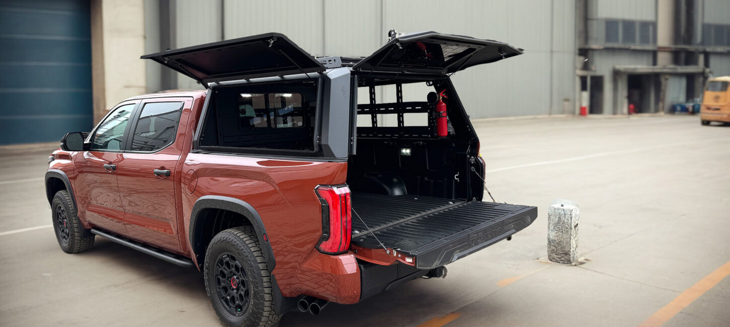 Кунг алюминиевый (3 двери) Toyota Tundra (5 поколение) - Кунги - TOYOTA - Toyota Tundra