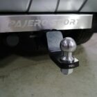 Фаркоп (надпись Pajero Sport, шар E нерж.) для MITSUBISHI Pajero Sport 2021- - Фаркопы - MITSUBISHI - Mitsubishi Pajero Sport