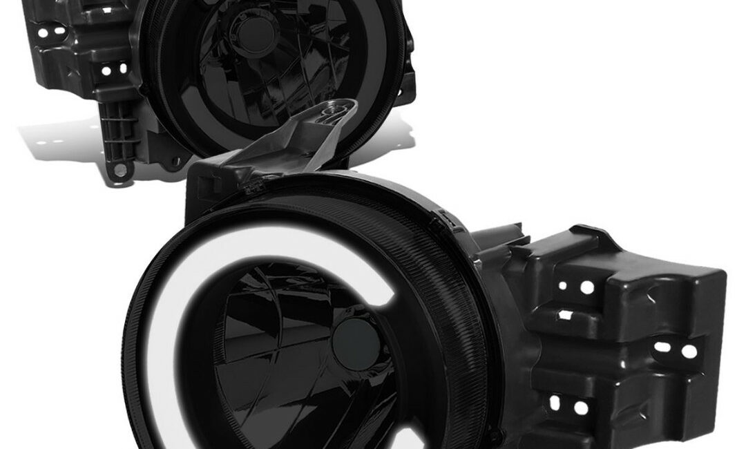 FJ Cruiser 07-14 Оптика передняя под галоген с ДХО V2, темные, комплект - Доп. свет - TOYOTA - Toyota FJ Cruiser