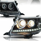 Hilux 2011-2014 Оптика черная, линза, ходовые огни - Доп. свет - TOYOTA - Toyota Hilux