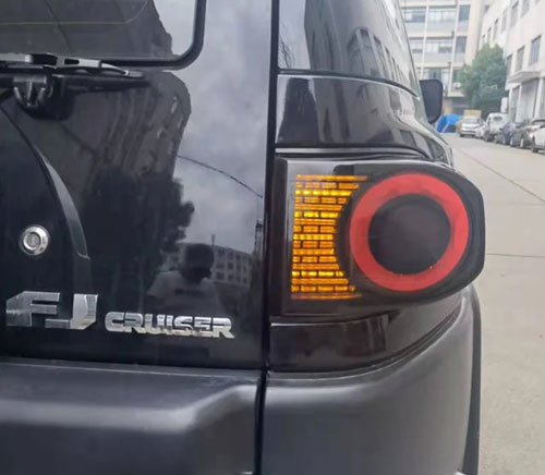 FJ Cruiser Фонари диодные, красные с хромом, комплект - Экстерьер - TOYOTA - Toyota FJ Cruiser