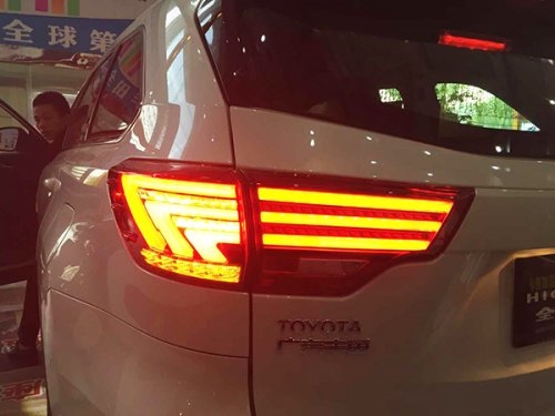 Toyota Highlander 2014-2016 Фонари диодные V2 темные - Доп. свет - TOYOTA - Toyota Highlander