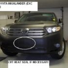 Toyota Highlander 2010 Защитный чехол на бампер и переднюю часть капота - Экстерьер - TOYOTA - Toyota Highlander