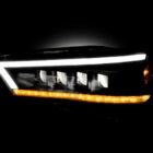 4Runner 2014- Оптика диодная, LED ДХО с динамическими поворотниками, черная, комплект - Доп. свет - TOYOTA - Toyota 4Runner