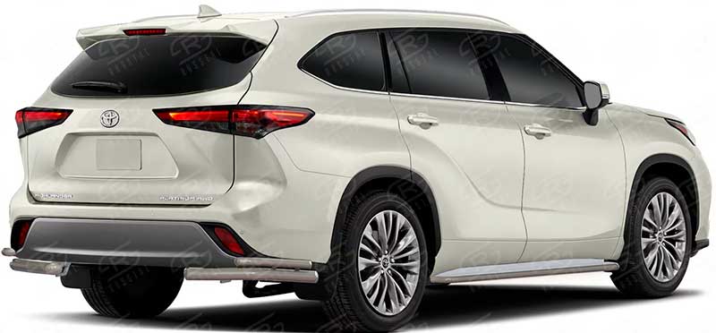 Highlander 2020- Защита заднего бампера d63 дуга - Экстерьер - TOYOTA - Toyota Highlander
