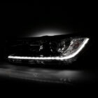Highlander 2017- Оптика линзованная с LED ДХО, хром, комплект - Доп. свет - TOYOTA - Toyota Highlander