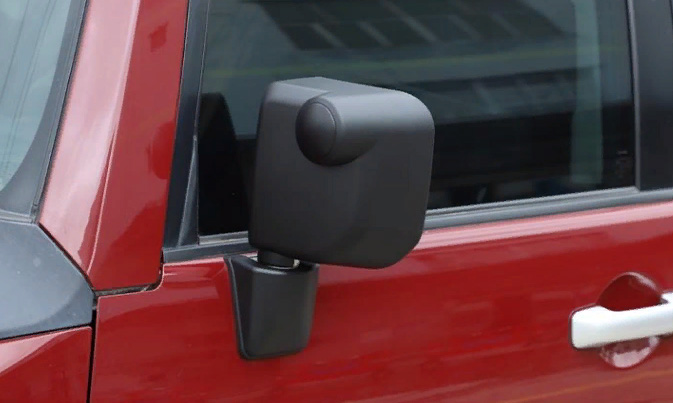 FJ Cruiser Накладки на зеркала, чёрные матовые, 6 частей - Экстерьер - TOYOTA - Toyota FJ Cruiser