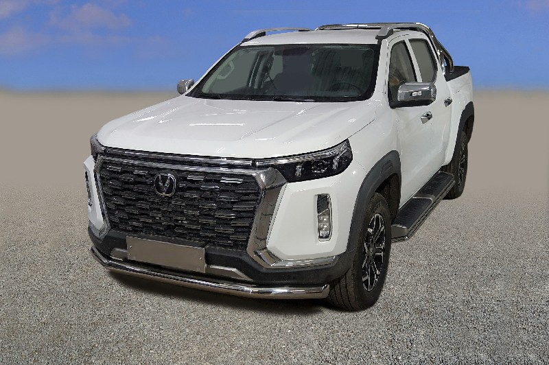 Защита передняя нижняя 76,1 мм для CHANGAN Hunter Plus 2.0 4WD - Экстерьер - CHANGAN - Changan Hunter Plus