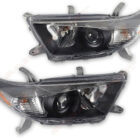 Highlander 2010-2013 Оптика черная, линзованная - Доп. свет - TOYOTA - Toyota Highlander