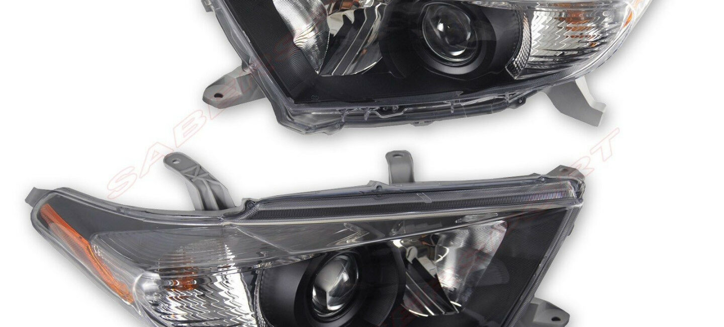 Highlander 2010-2013 Оптика черная, линзованная - Доп. свет - TOYOTA - Toyota Highlander