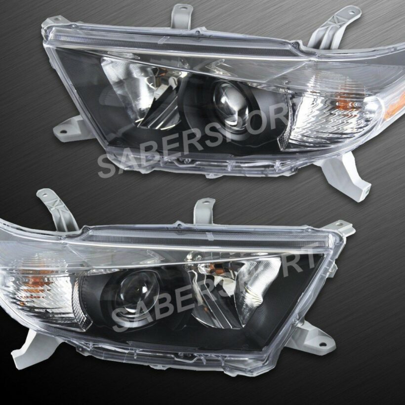 Highlander 2010-2013 Оптика черная, линзованная - Доп. свет - TOYOTA - Toyota Highlander