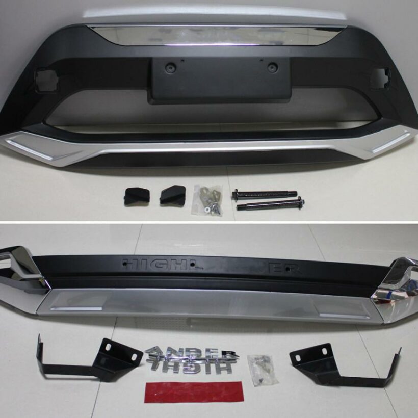 Toyota Highlander 2010- Защита переднего и заднего бампера, пластик - Экстерьер - TOYOTA - Toyota Highlander