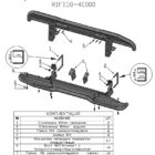 Пороги РИФ силовые Toyota Land Cruiser Prado 150 - Силовые пороги